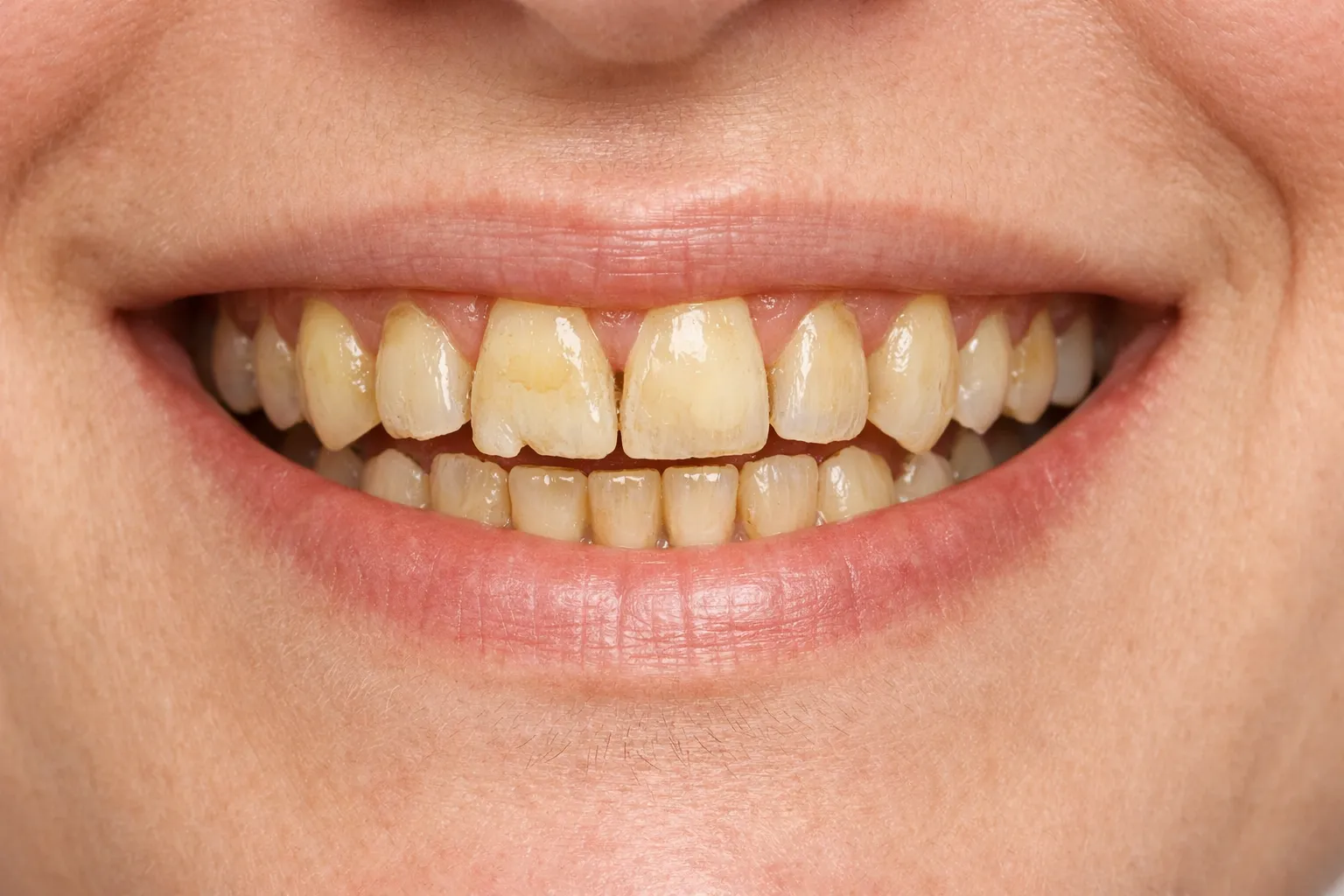 Before — Smile Makeover with Veneers